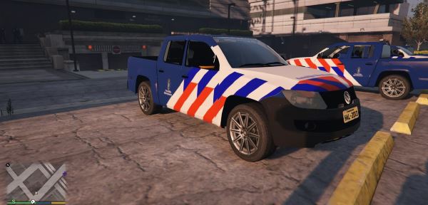 Volkswagen Amarok Koninklijke marechaussee (Dutch Military Police) для GTA 5