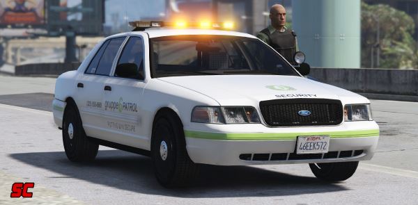 Ford Crown Victoria Gruppe 6 Security Patrol Car [ELS] для GTA 5
