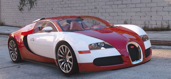 Bugatti Veyron 2009 [Add-On / Replace | Auto Spoiler | Animated] 1.1 для GTA 5