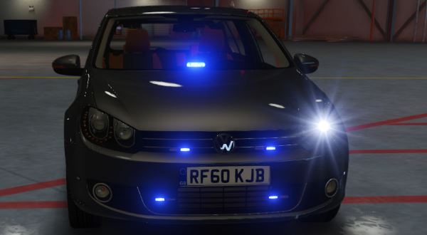 Volkswagen Golf Unmarked Greater Manchester Police [Replace | ELS] для GTA 5