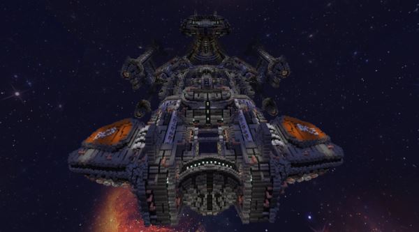 Starcraft 2 BattleCruiser для Майнкрафт 1.11