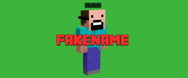 Fakename для Майнкрафт 1.11.2