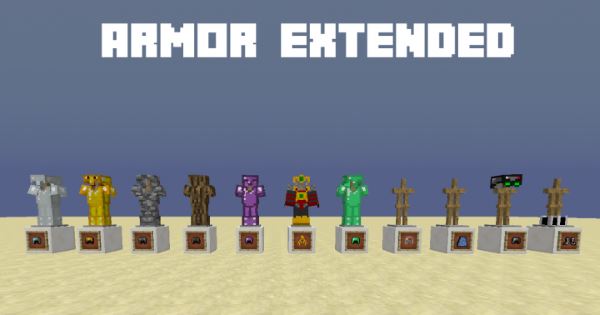 Armor Extended для Майнкрафт 1.11.2