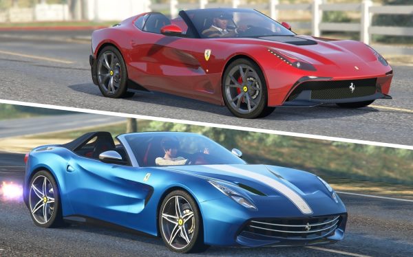 Ferrari F60 America & F12 TRS (2 Cars Pack) [Add-On | Tuning | Livery] 1.3 для GTA 5