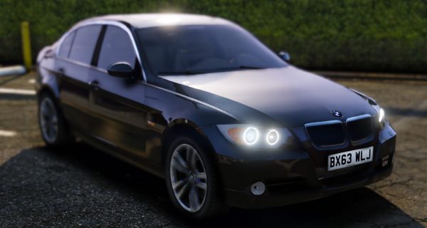 Unmarked BMW 330d Saloon [ELS] 1.0.2 для GTA 5