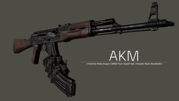 AKM-7 .62 (Assault Rifle) [2K | High poly] 1.2 для GTA 5