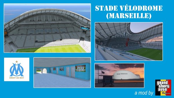 Stade Orange Vélodrome Marseille (Soccer Stadium) для GTA 5