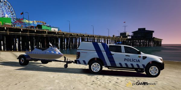 Portuguese Public Security Police JetSki + Trailer [Add-On] 2.0 для GTA 5