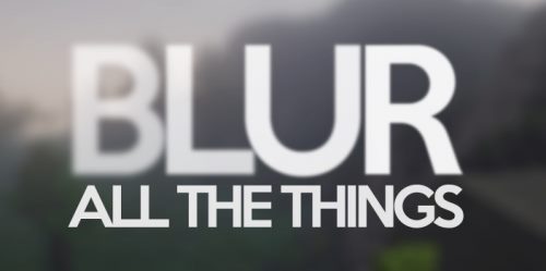 Blur для Майнкрафт 1.11.2