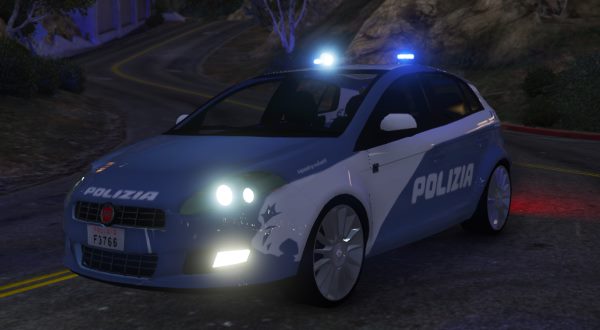 Fiat Bravo Polizia 2.0 для GTA 5