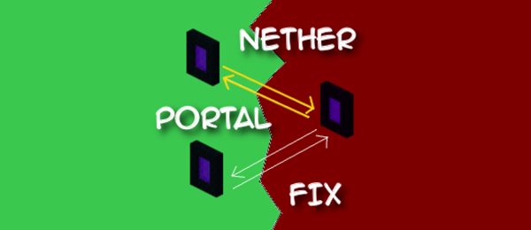 NetherPortalFix для Майнкрафт 1.12