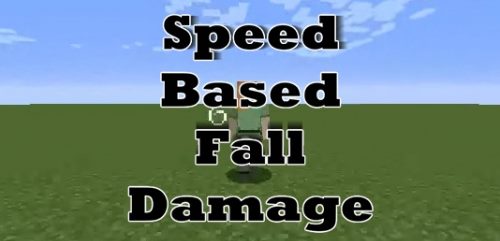 Speed Based Fall Damage для Майнкрафт 1.12