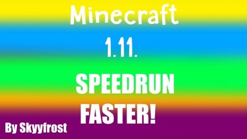 SpeedRun Faster Edition для Майнкрафт 1.11.2