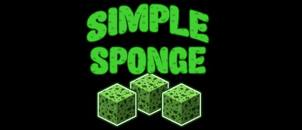 Simple Sponge для Майнкрафт 1.12