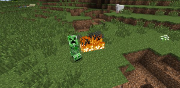 Creepers Fire для Майнкрафт 1.12