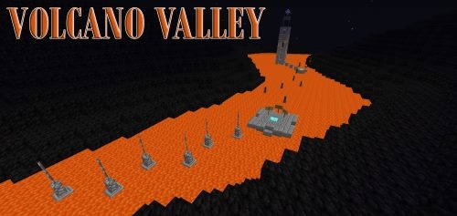 Volcano Valley для Майнкрафт 1.12