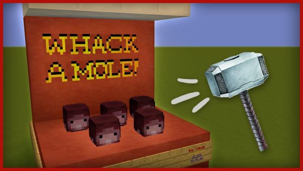 Whack a Mole для Майнкрафт 1.12.1