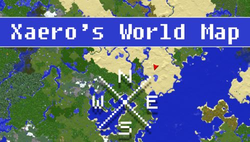 Xaero's World Map для Майнкрафт 1.12.1