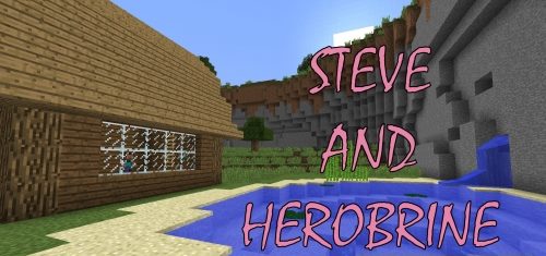 Steve And Herobrine для Майнкрафт 1.12.1