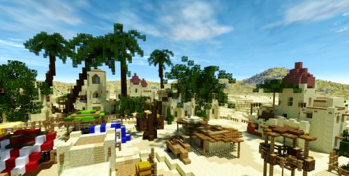 Arabian Village in Desert для Майнкрафт 1.12.1