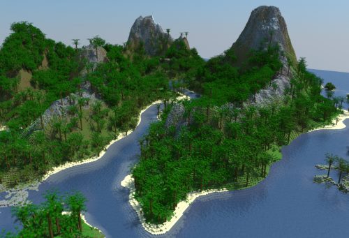 Tropic Volcano-Island для Майнкрафт 1.12.2