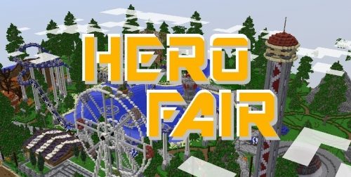 Herofair Amusement Park для Майнкрафт 1.12.2