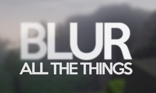 Blur для Майнкрафт 1.12.2