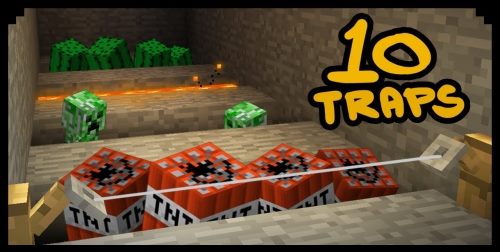 10 Minecraft Traps 2 для Майнкрафт 1.12.2