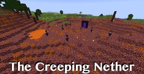 The Creeping Nether для Майнкрафт 1.12.2