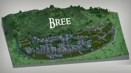 Bree Town для Майнкрафт 1.12.2