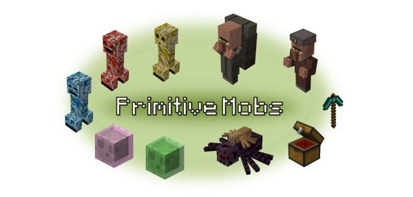Primitive Mobs для Майнкрафт 1.12.2