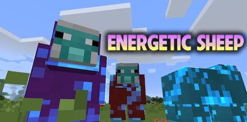 Energetic Sheep для Майнкрафт 1.12.2