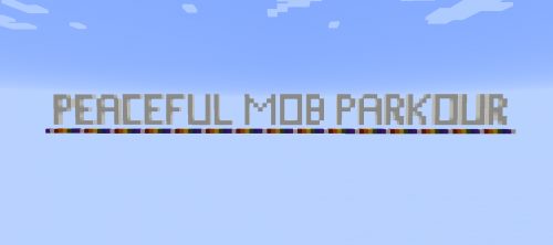 Peaceful Mob Parkour для Майнкрафт 1.12.2