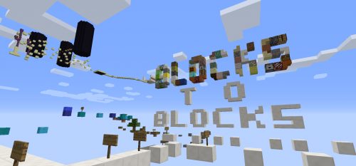 Blocks To Blocks для Майнкрафт 1.12.2