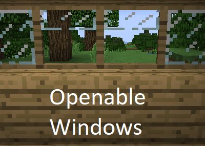 OpenableWindows для Майнкрафт 1.12.2