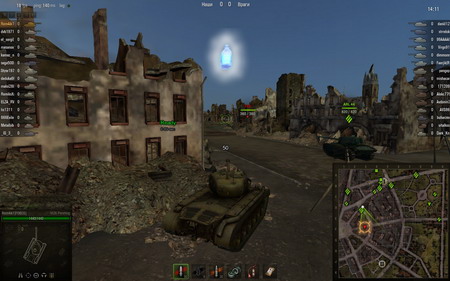 "Шестое чувство" - красного, зеленого и синего цветов для игры World Of Tanks