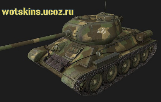Т34-85 #90 для игры World Of Tanks