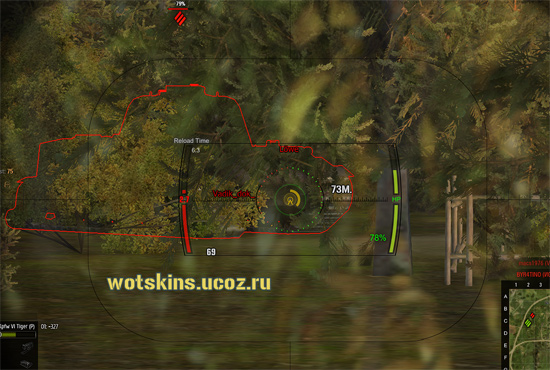 Прицелы : аркадный, снайперский, арта ZCH_0933 для игры World Of Tanks
