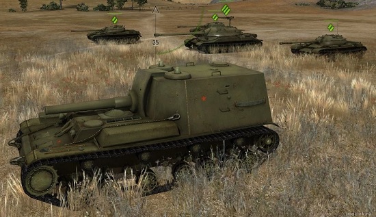 Пак советской техники в раскраске 4БО для игры World Of Tanks