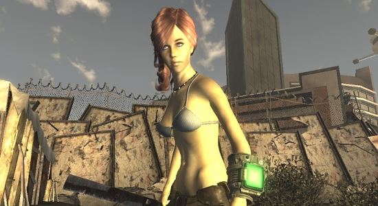 Type 3 Mysterious Stranger outfit для Fallout: New Vegas