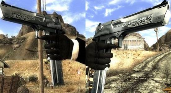 Уникальный пистолет "Судьба" для Fallout: New Vegas