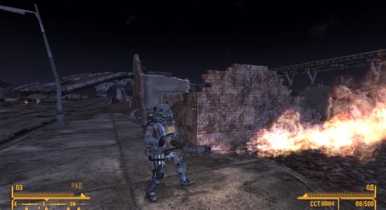Уникальный огнемет"Адский Огонь" для Fallout: New Vegas