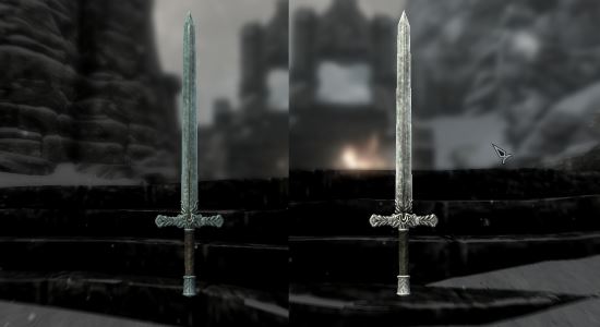 "Новый" серебряный меч для TES V: Skyrim