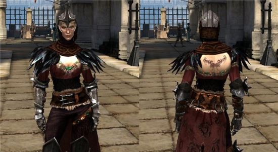 Leap of Fate armour для Dragon Age 2