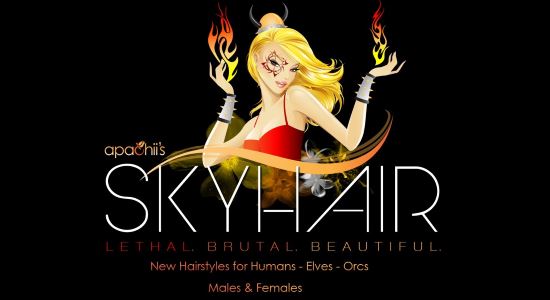 Новые причёски от Апачи - Apachii Sky Hair v 1.6 для TES V: Skyrim