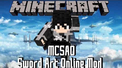 The Sword Art Online мод для Minecraft 1.7.10