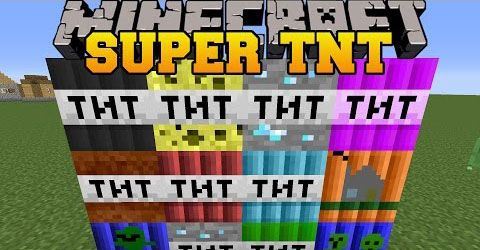 Super TNT - Мод на динамит для Minecraft 1.7.2