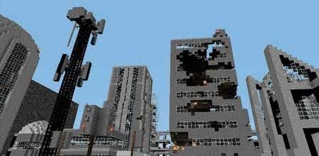 Horizon City зомби карта для Minecraft 1.8.2/1.8.1/1.8/1.7.10