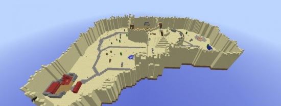 World at War - Millitary Camp Clan Карта для Minecraft 1.8.2/1.8.1/1.7.10/1.7.2