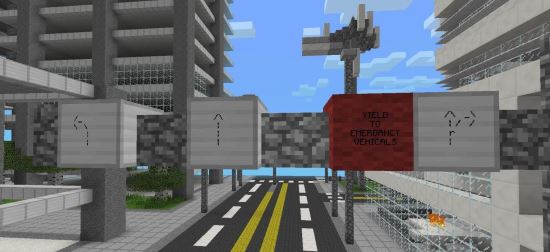 Город Индустрия Карта для Minecraft PE 0.10.5/0.10.4/0.10.0